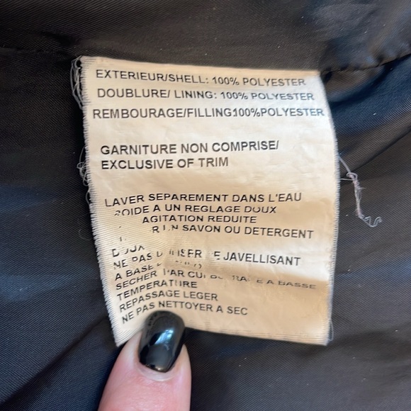 🌸FEN NELLI long quilted puffy coat with pockets & removable hood - Picture 8 of 14